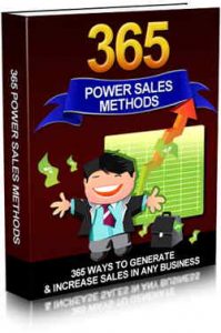 365 Power Sales Methods